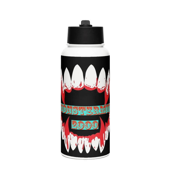 MONSTERMUNCH WATER BOTTLE WITH STRAW LID product image (1)