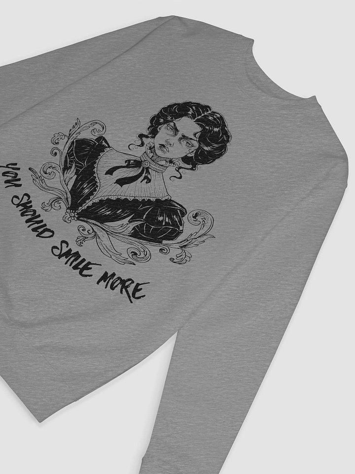 "SMILE MORE" Sweatshirt (Design #3) product image (2)