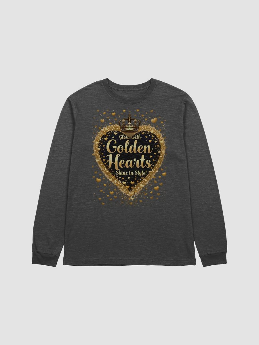Black History Month Golden Hearts Shine in StyleLong Sleeve Tee product image (10)