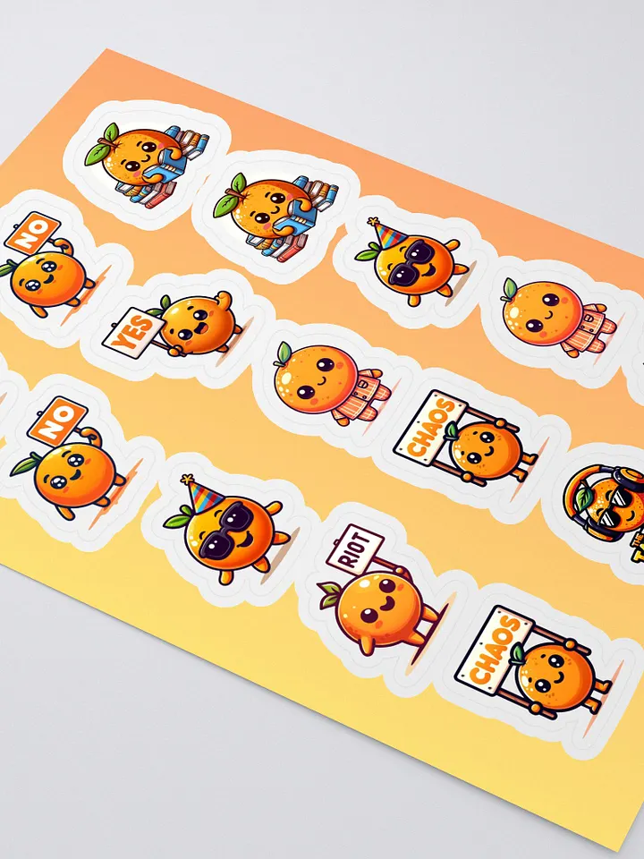 Tangerine Sticker Sheet #2 product image (2)