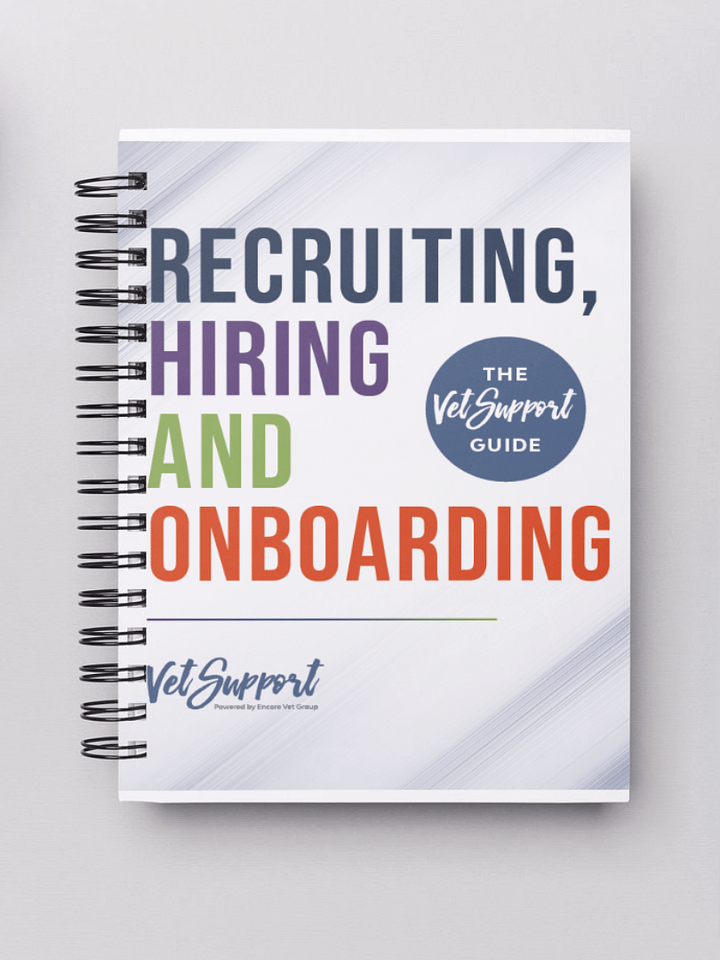 The VetSupport Guide to Recruiting, Hiring and Onboarding product image (1)