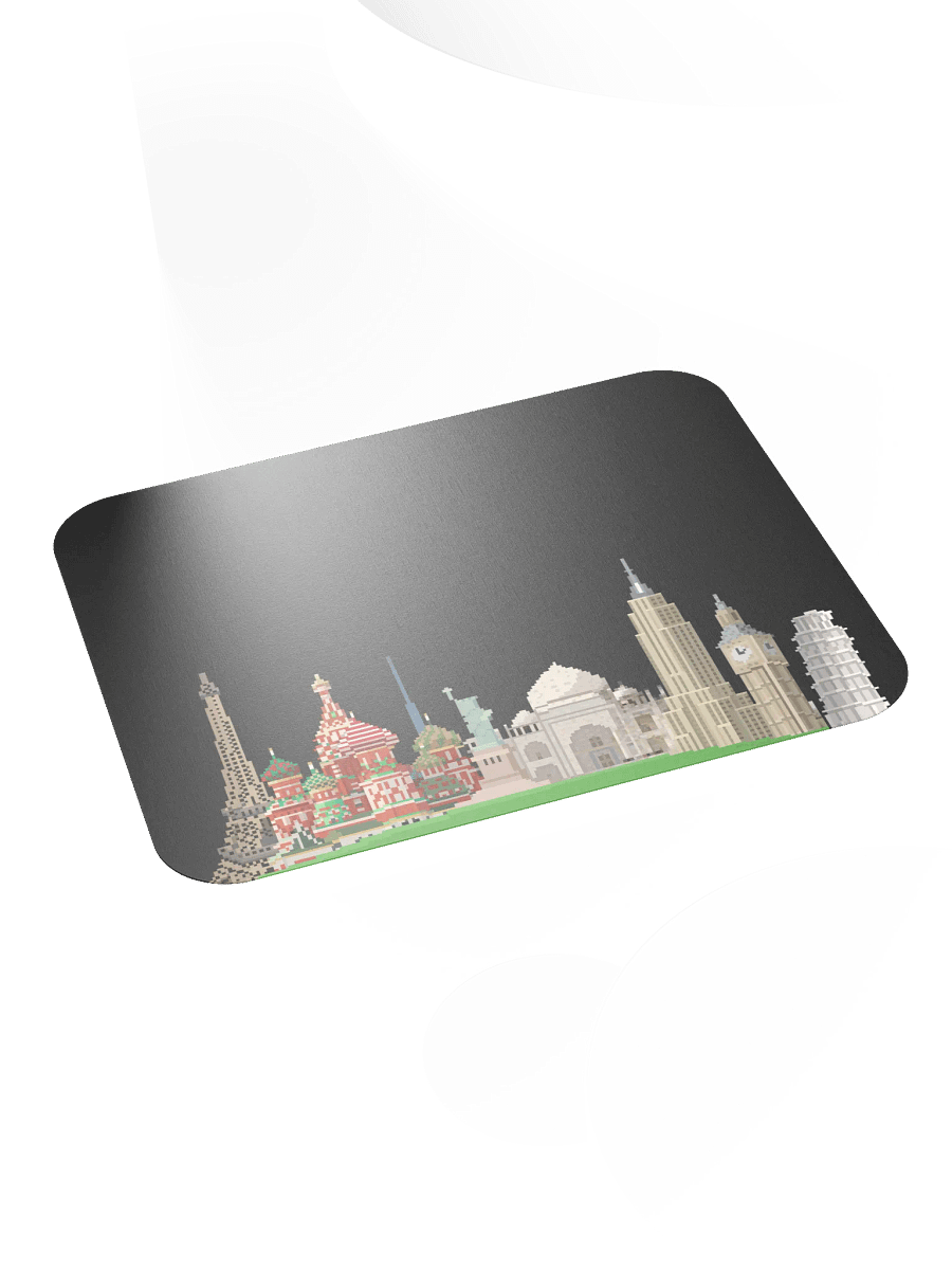 Pixelated Wonders Mouse Pad (dark) product image (4)