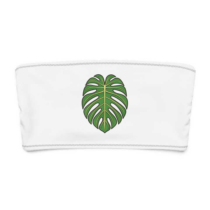 Monstera Dream Bandeau Bikini Top product image (1)