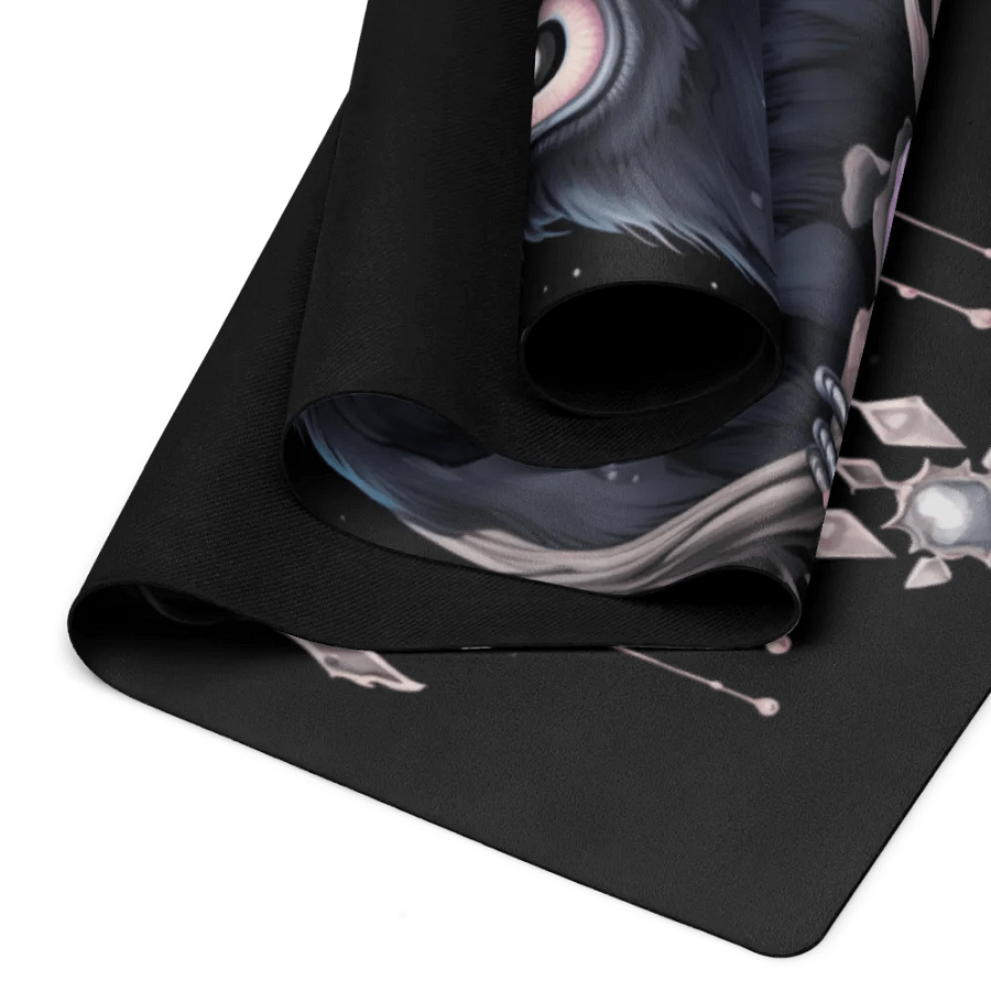 Black Premium Yoga Mat - Featuring Bird Mystery product image (7)
