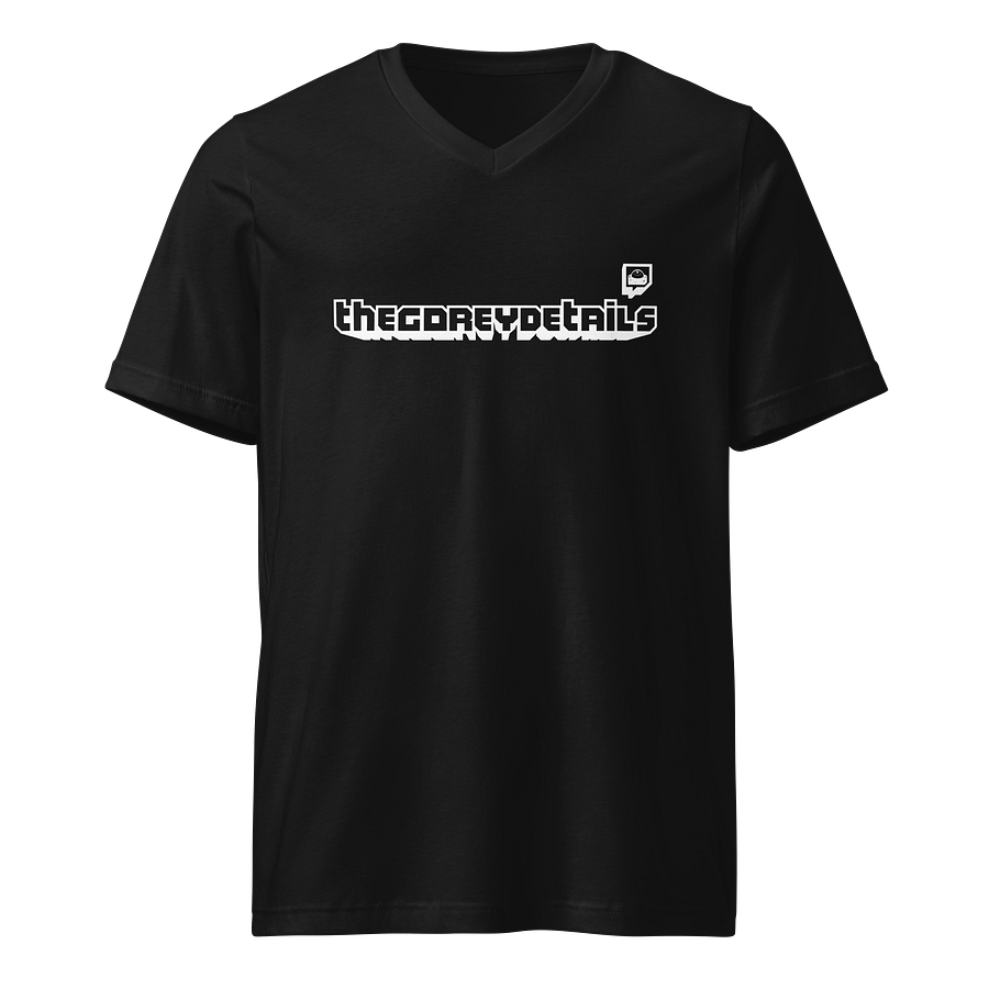 TTV White - Bella+Canvas Short Sleeve V-Neck Jersey T-Shirt product image (1)