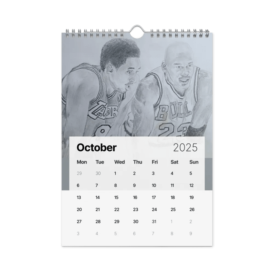 Legends of the Court 2025 Calendar product image (12)