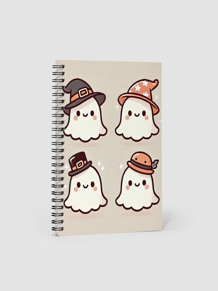 Ghostly Hat Quartet Spiral Notebook product image (1)
