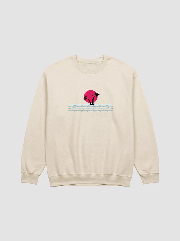 Retro Synthwave Sunset Crewneck product image (1)