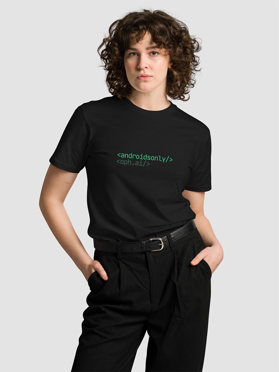 Androids Only T-shirt product image (5)