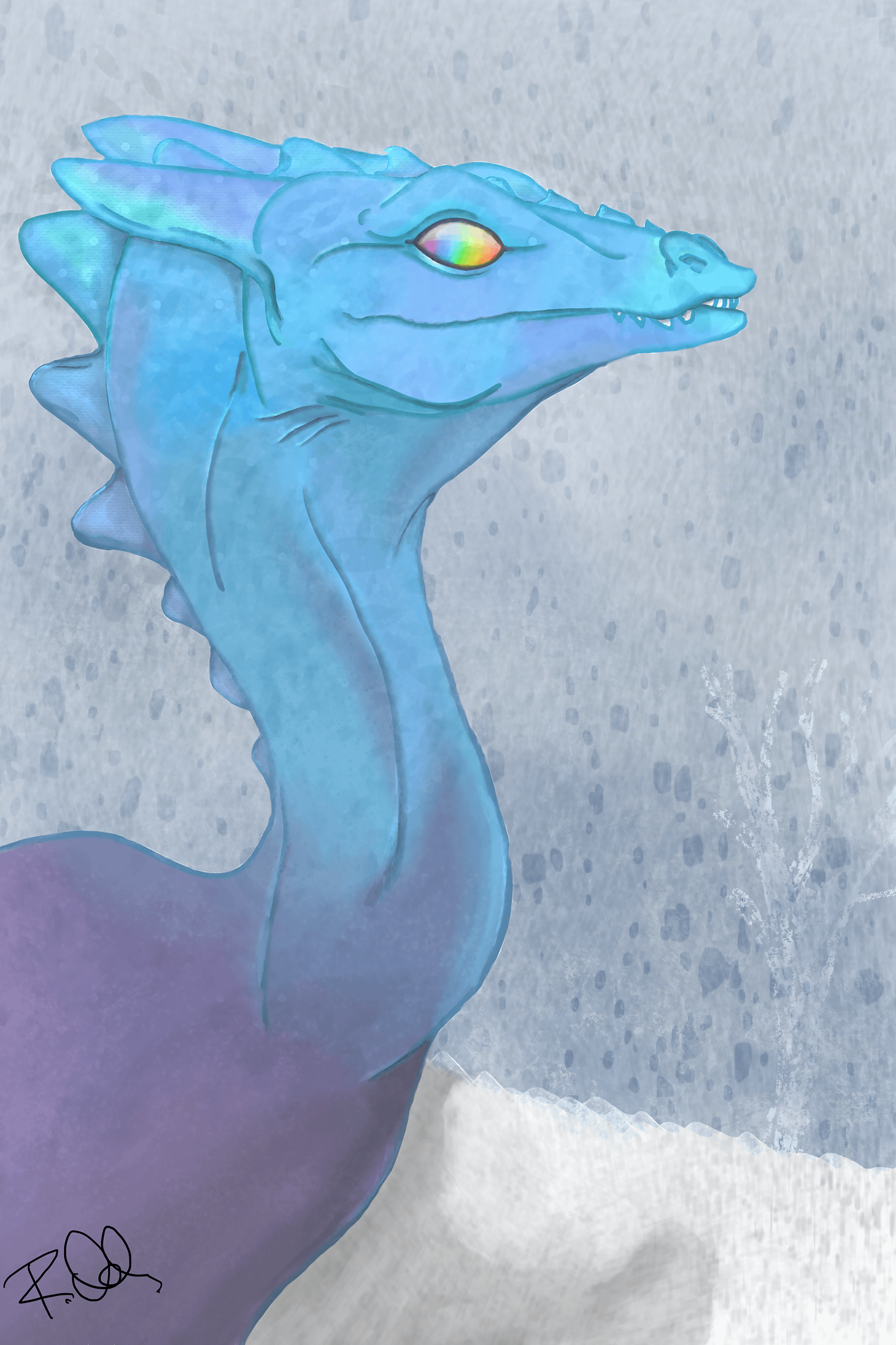 Blue (Original on Canvas) product image (1)