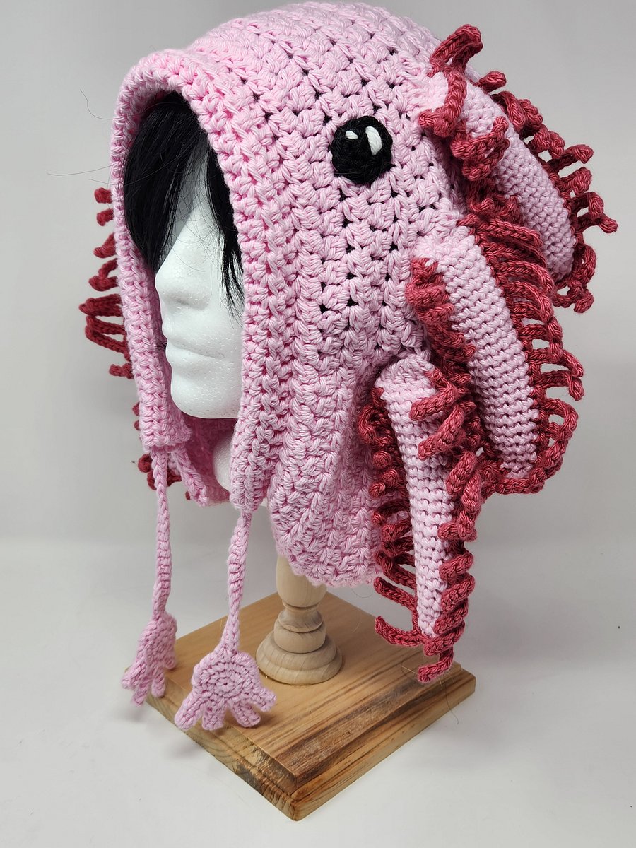 Crochet Axolotl Hood Pattern product image (4)