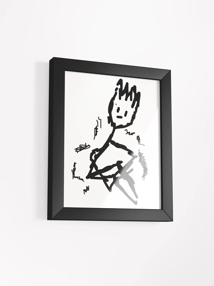 NEVER COMFORTABLE FRAMED POSTER - V.2 product image (2)