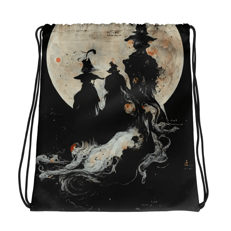 Moonlit Witches Drawstring Bag product image (1)