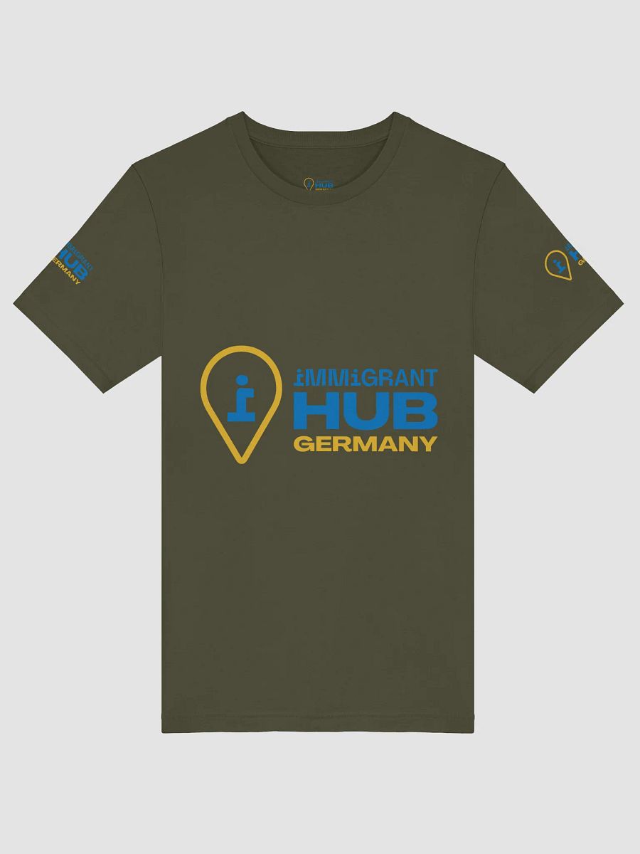 Immigrant Hub Germany Location Pin T-Shirt product image (5)