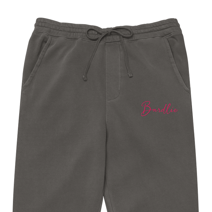 Bardlie Essential Embroidered Sweatpants – Pink Flamingo Logo Edition product image (1)