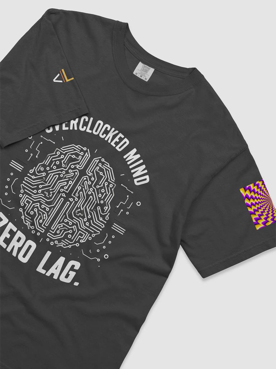 Overclocked Mind Tee – Minimalist Techwear for Coders product image (3)