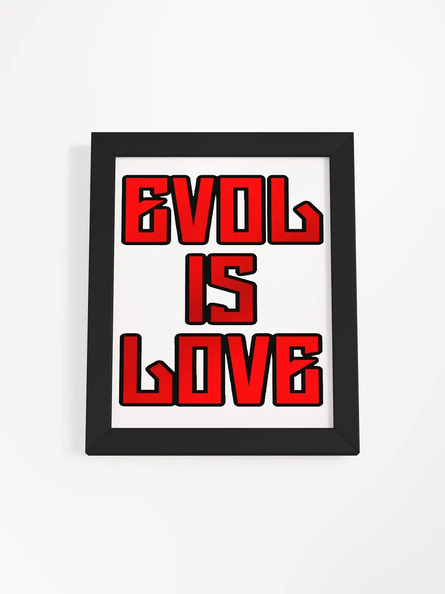 Evol Is Love Wall Art product image (3)