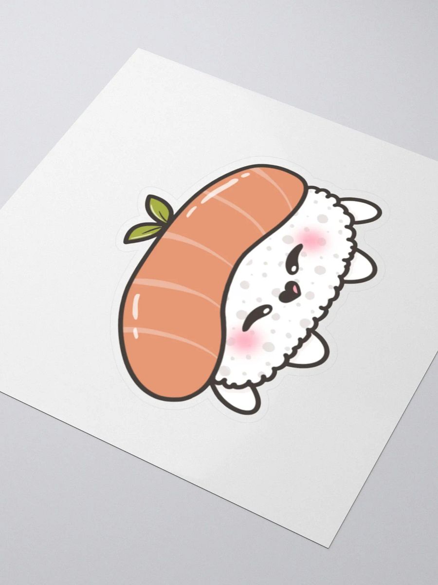 Cute Kawaii Nigiri Sushi Kiss Cut Sticker product image (3)