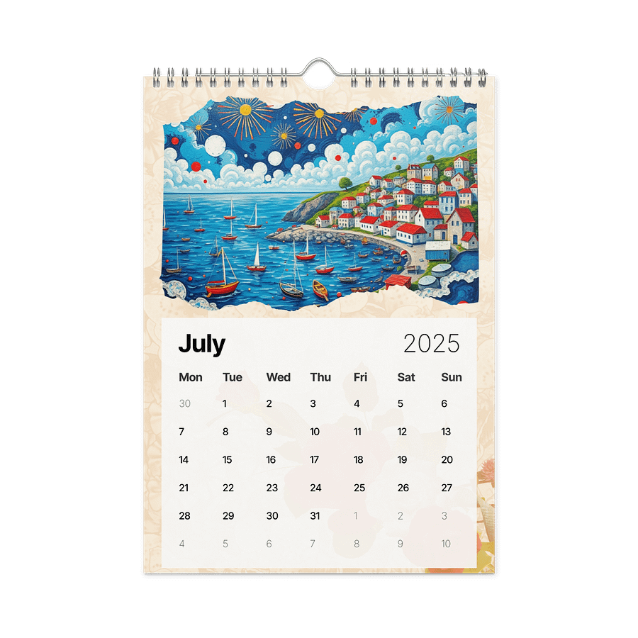 FOLK ART WALL CALENDAR 2026 product image (7)