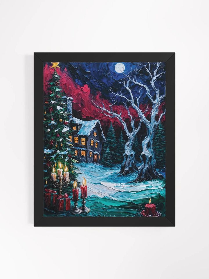 Christmas Winter Cottage Framed Print product image (3)