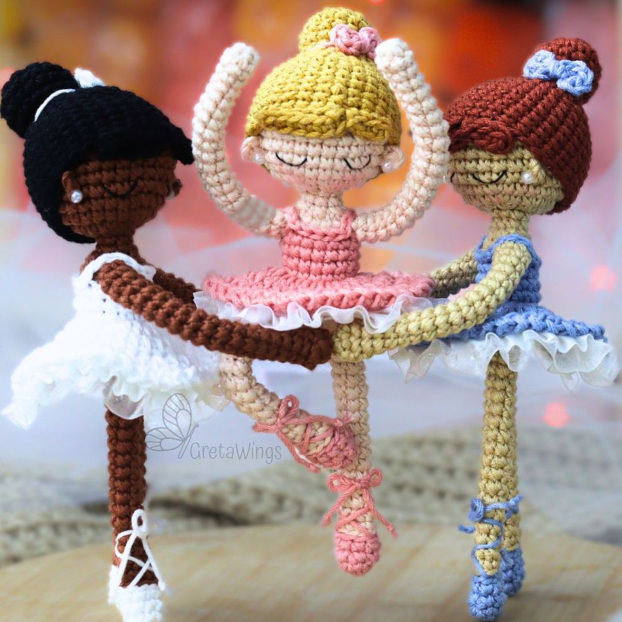 Patron Ballerina Amigurumi (descarga digital) product image (5)