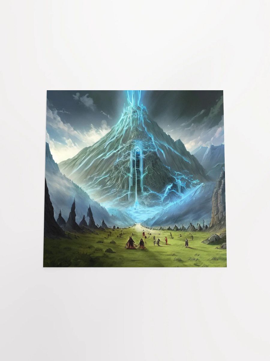 Mystic Mountain Energy Lord Of The Rings Anime Concept Art Poster product image (19)