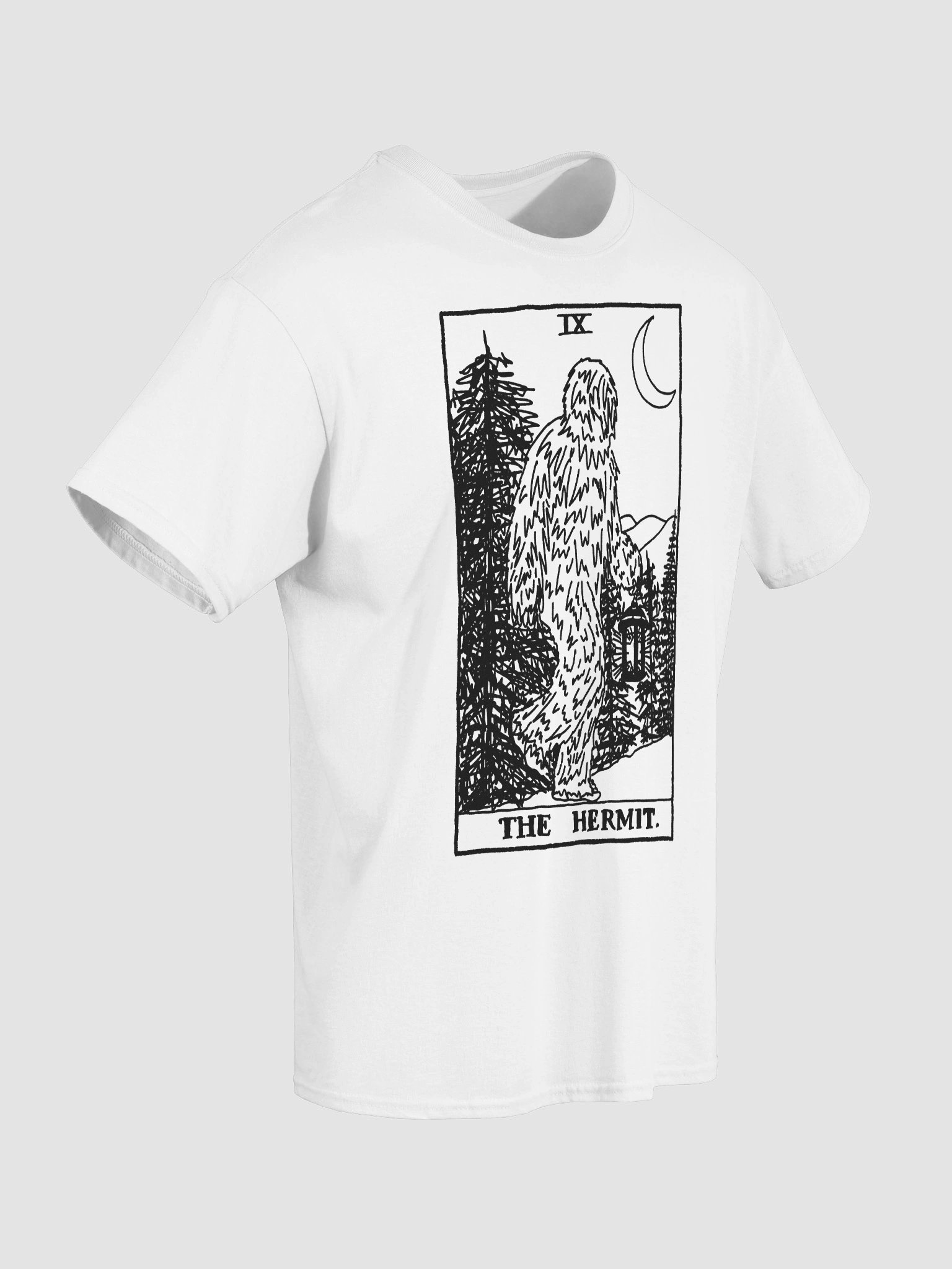Bigfoot Hermit Tarot Card Shirt Minimalist product image (4)