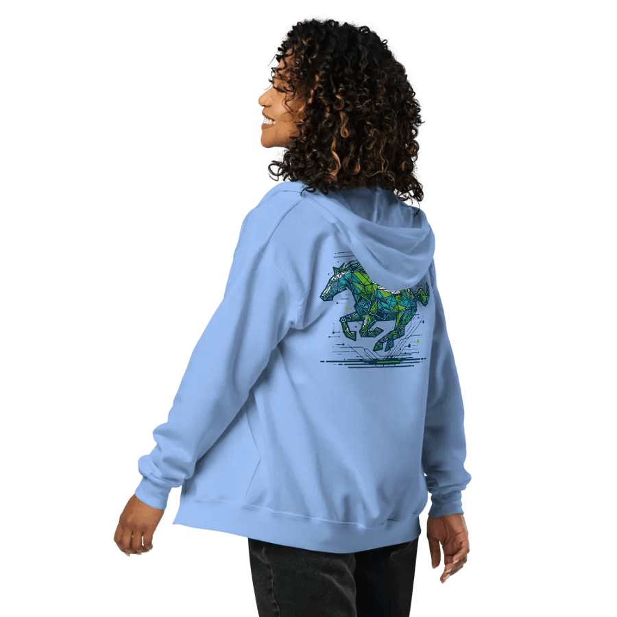 Cyber Steed Zip Hoodie product image (11)