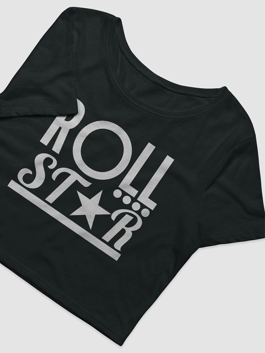 OG ROLLSTAR WHITE LOGO CROP TOP product image (2)