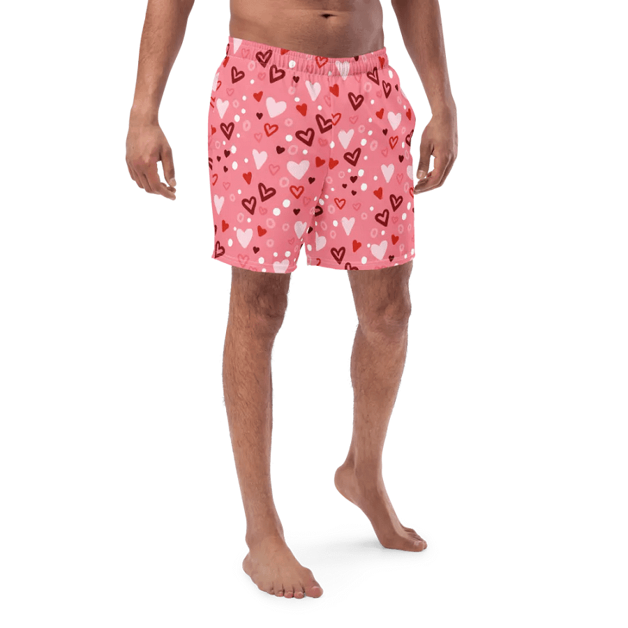 Heart Print Swim Trunks product image (4)