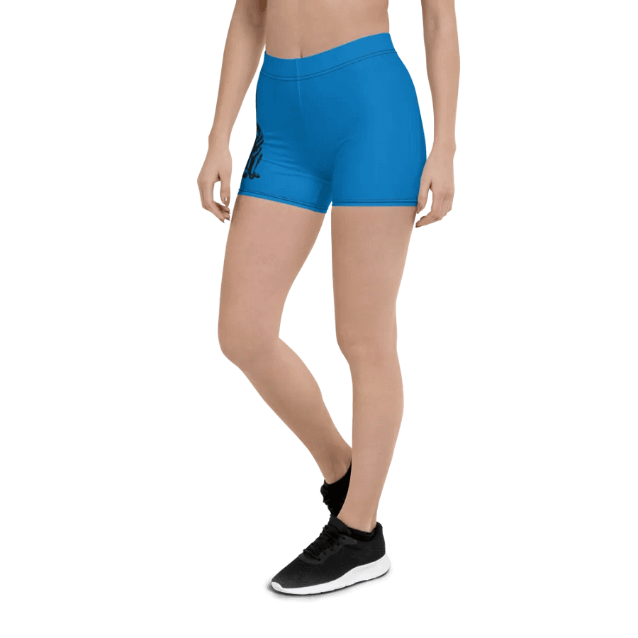 Blue Mystic Wolf All-Over Print Shorts product image (6)