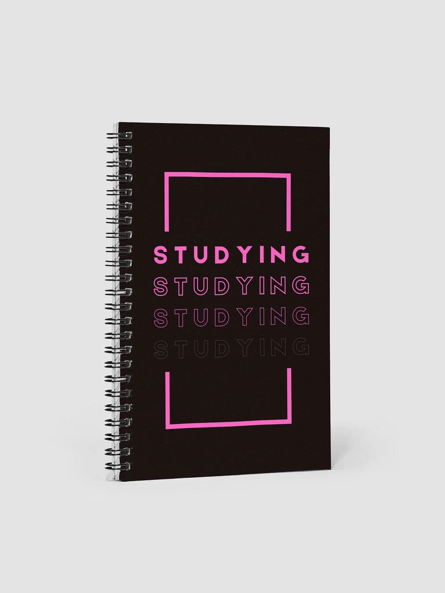 Studying Spiral Notebook product image (1)