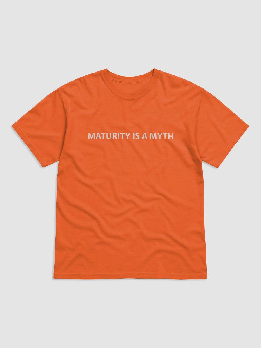 Maturity Is A Myth Burnt Orange Tee product image (1)