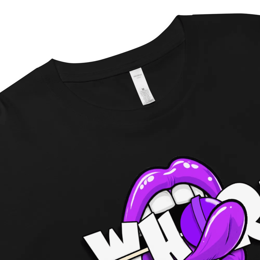 WHxRE PURPLE LIPS CROPTOP product image (2)