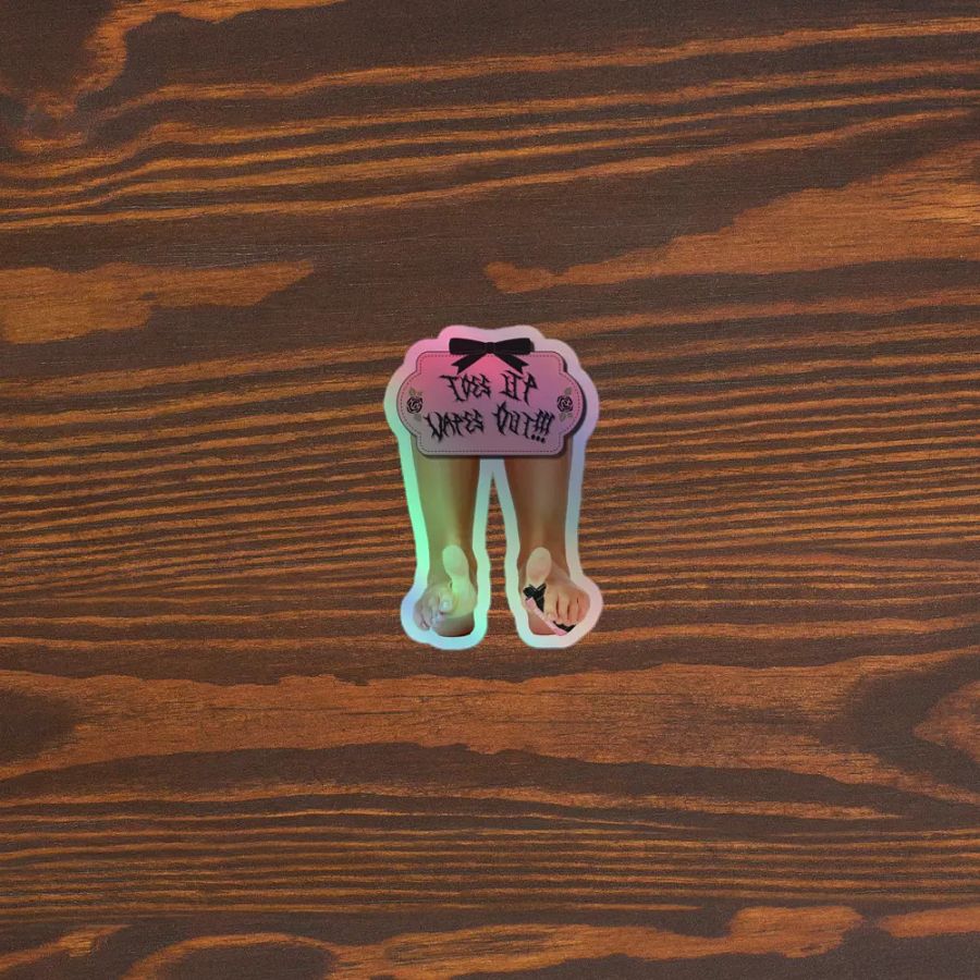 Toes Up, Vapes Out Sticker product image (5)