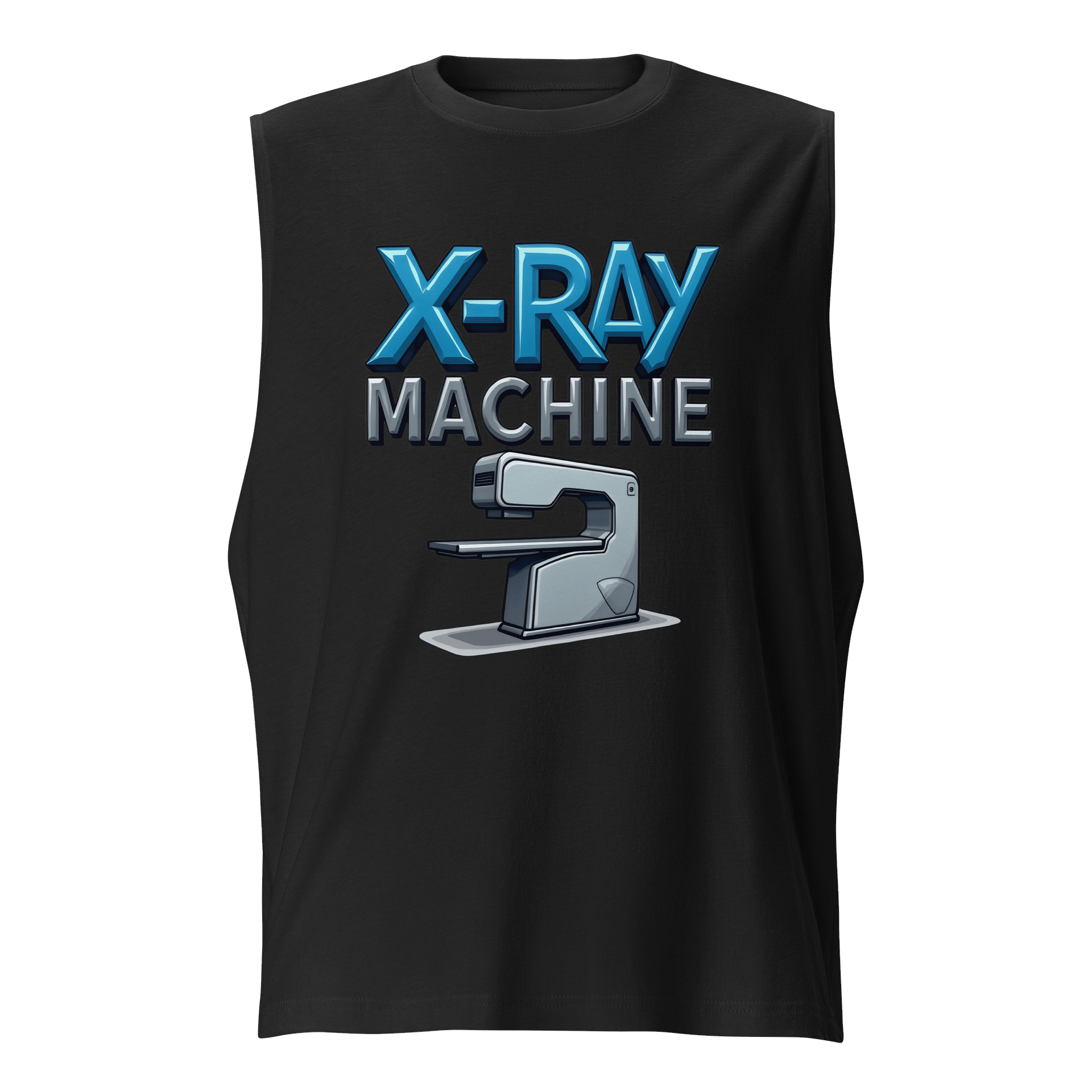 X-Ray Machine Illustrated Muscle Tank product image (1)