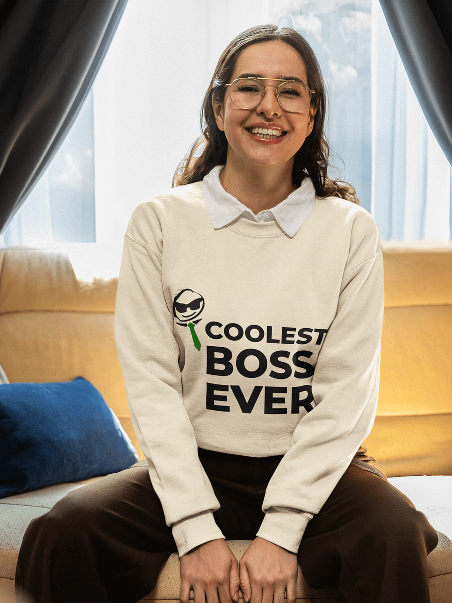 Coolest Boss Ever | Cotton Heritage Unisex Premium Sweatshirt | Ultimate Comfort & Boss-Level Style product image (4)