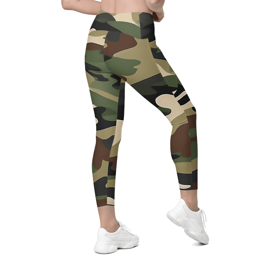 Crossover Leggings with pockets camo product image (9)