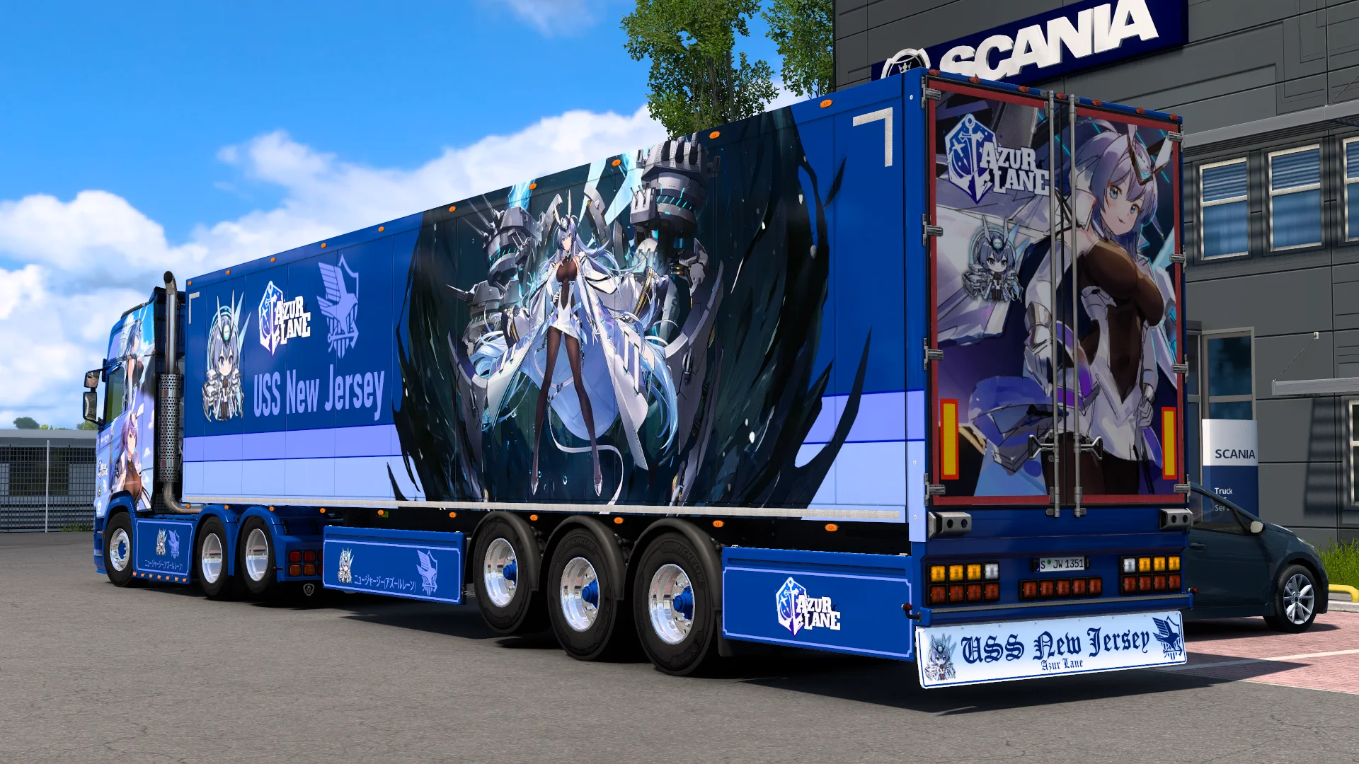 [ETS2] USS New Jersey - Azur Lane [Combo Skin] product image (5)