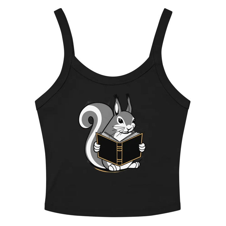 Cheerful Reader Squirrel Tank Top product image (2)