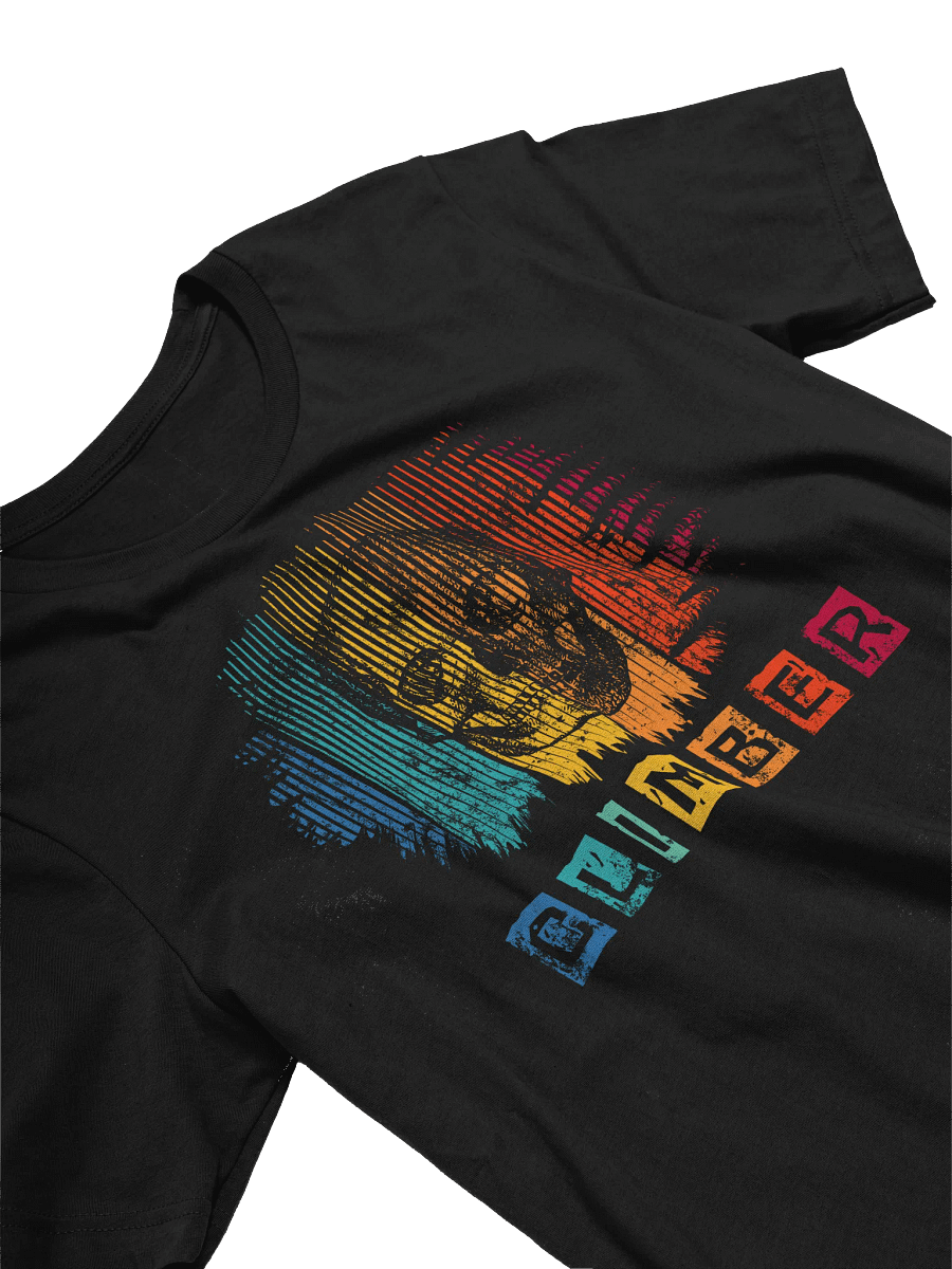 Retro Grunge Skull Climber T-Shirt – Colorful Skeleton Climbing Tee for Adventure Seekers product image (24)