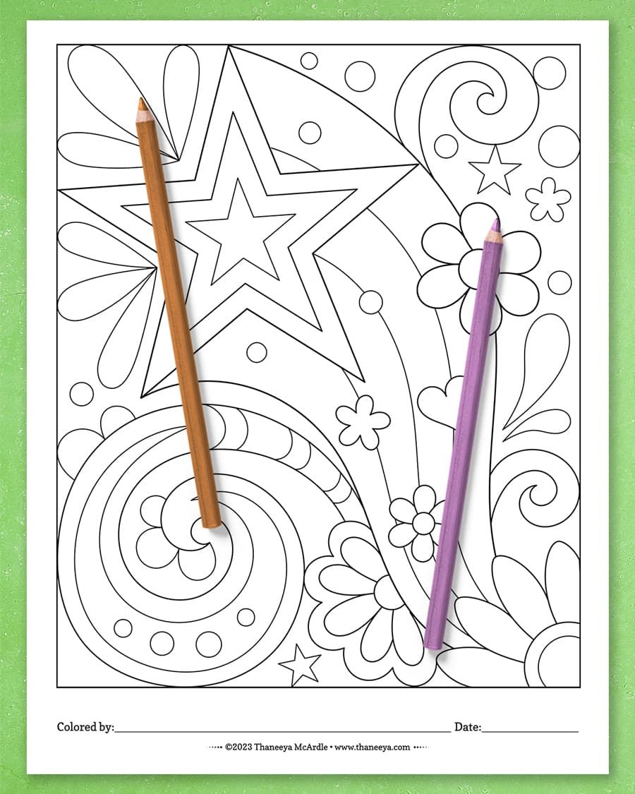 Super Groovy Coloring Pages product image (11)