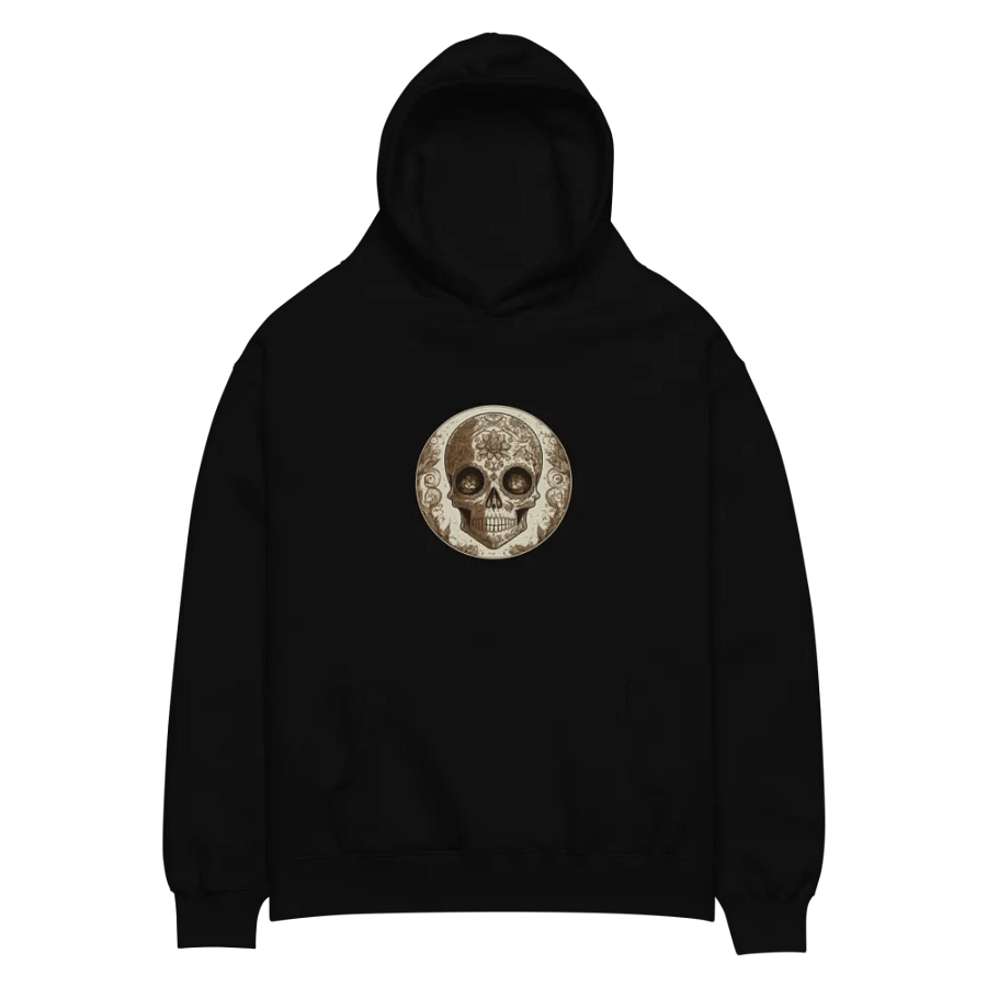 Ornate Skull Art Oversized Hoodie product image (3)