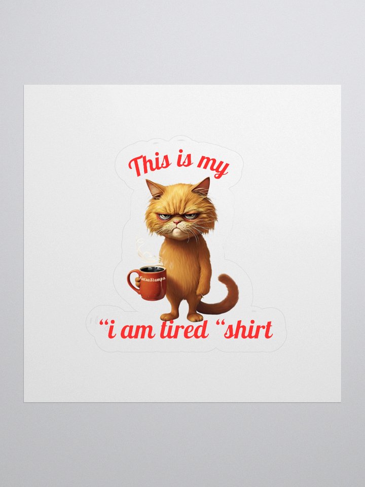 Grumpy Cat Talaslamap Kiss Cut Stickers product image (1)