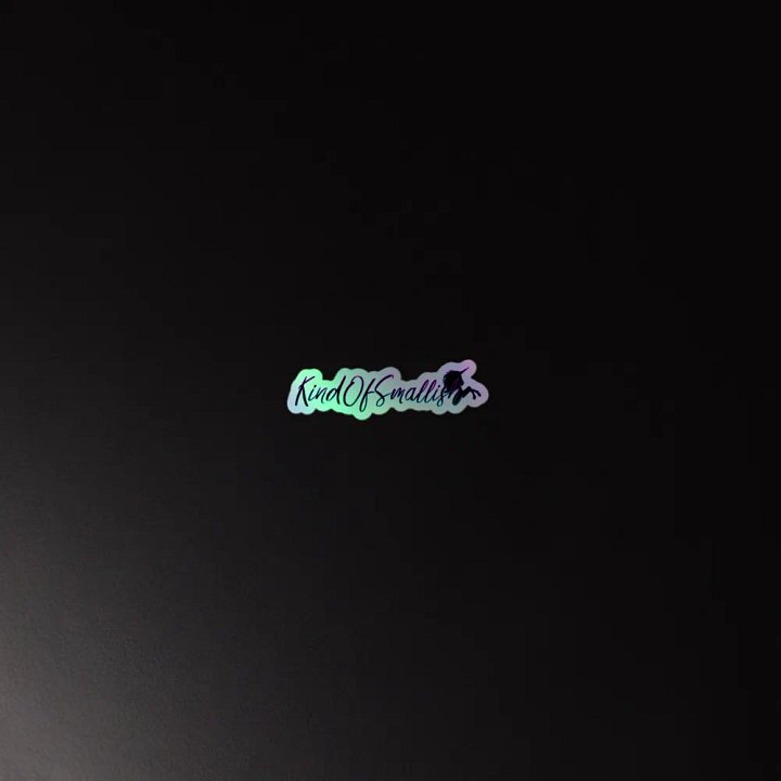 KindOfSmallish Full Logo Holographic Sticker Set product image (4)