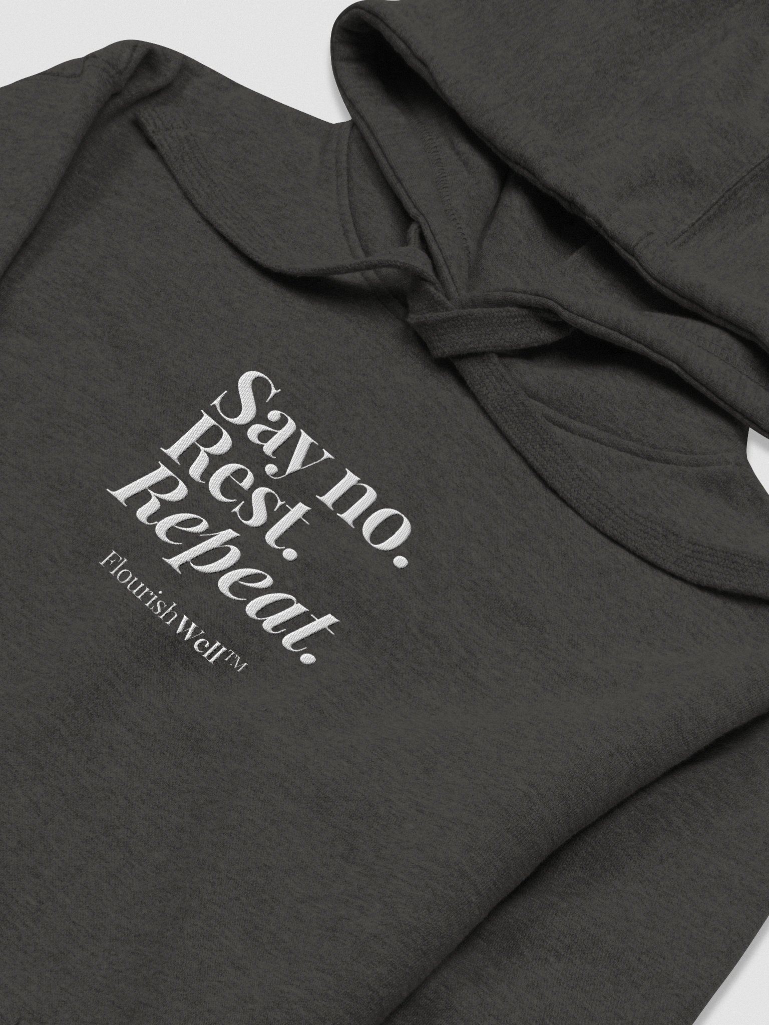 Unbothered (Black & White Embroidery) product image (2)
