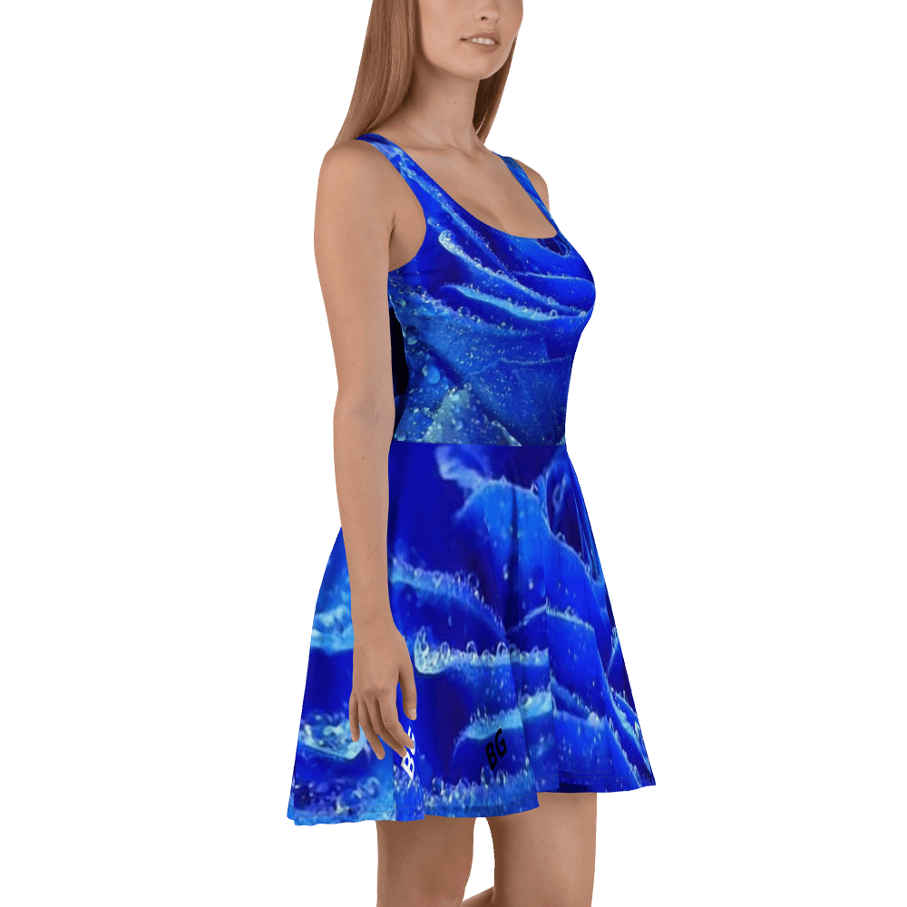 Dewy Blue Rose 'Your Love' Skater Dress product image (3)