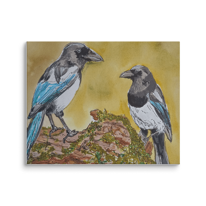 Corvid Series [001] Chatty Brothers canvas print product image (1)