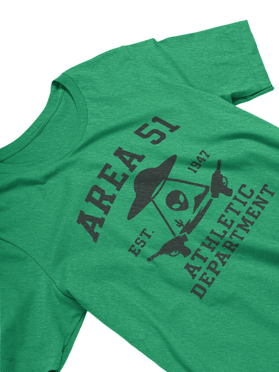 Area 51 T-Shirt – Alien UFO Roswell Tee | X-Files Athletic Department Parody product image (3)