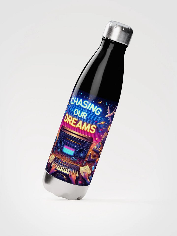 Chasing Our Dreams Music Steel Water Bottle product image (2)